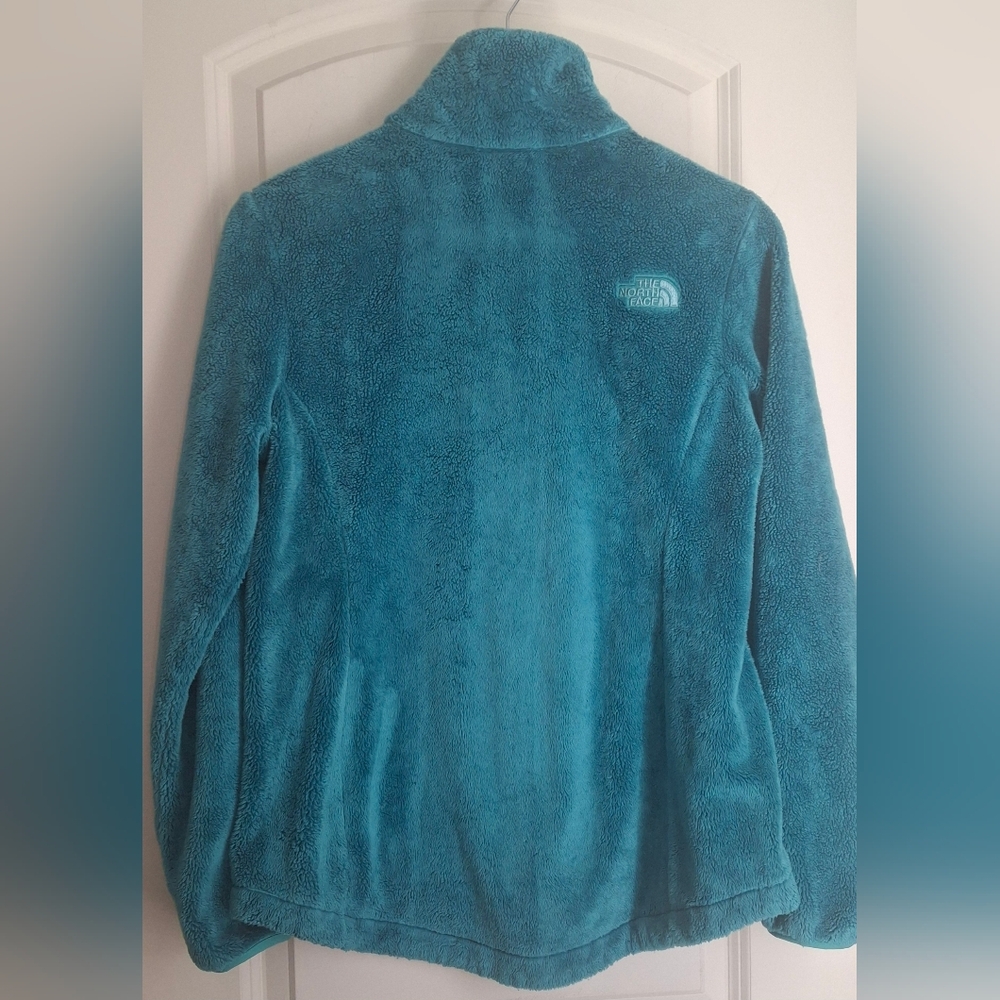 The North Face Turquoise Fleece Full Zip Jacket Porcelain Green M WINTER OUTDOO - Picture 2 of 11